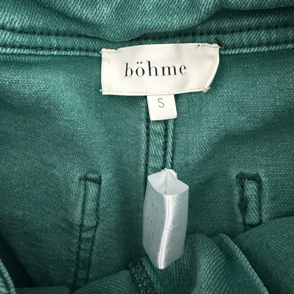 Bohme Wide Leg Green Pants Size Small - Picture 4 of 5